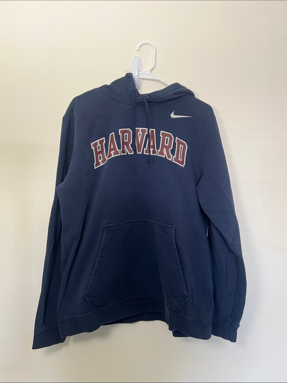 Nike Men's Navy Harvard Crewneck Hoodie